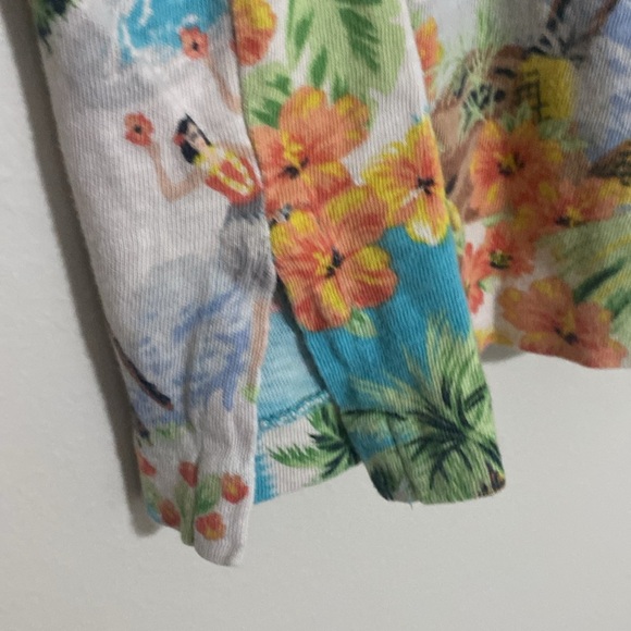 Polo Ralph Lauren Vibrant Tropical hula girl Print Shirt mens S vacation beach - Picture 5 of 7